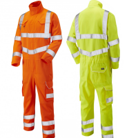 High Visibility ISO 20471 Class 3 Railway Standard RIS-3279-TOM (Orange) Coverall