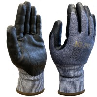 Cut F Highest Cut Resistant Klass TEK6000 Foam Nitrile Palm Safety Gloves