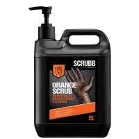 Scrubb Orange Oil Extract Heavy Duty Hand Scrub Cleaner 5L with Pump