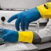 Polyco Food Safe Gloves Flock Lined Chemical Resistant Gloves