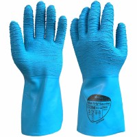 Blue Grip Chemical Gauntlet Heat and Cold Resistant 30cm