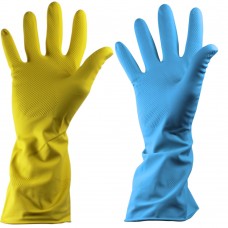 Shield Lightweight Flock Lined Rubber 30cm Chemical Gloves