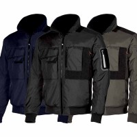 Workwear Robust Bomber Jacket With Detachable Sleeves