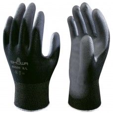 Showa B0500 Palm Fit Black PU Polyurethane Palm Coated Glove