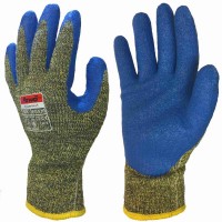 Pawâ Latex Coated DuPont™Kevlar® and Steel Cut E & Heat Safety Gloves
