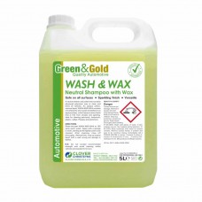 WASH & WAX Polymeric Wax Car Shampoo 5L