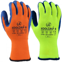 Uci Koolgrip Heat & Cold Resistant High Vis Latex Coated Safety Gloves
