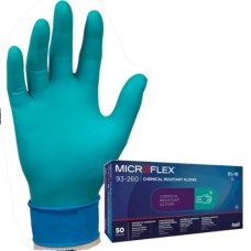 3 Layer Ansell Microflex 93-260 Chemical Protection Industrial Grade Disposable Gloves x 50 hands
