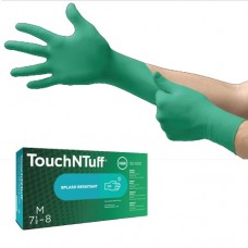 TouchNTuff® Powdered Nitrile Industrial Grade Single Use Gloves x 100 hands