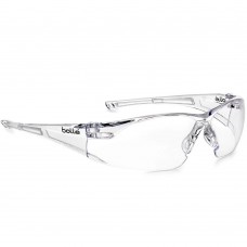 RUSH Clear Lens UV Filter All Round Vision Safety Glasses & cord