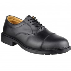 Executive Oxford Black Leather Office Safety Shoe