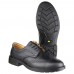 Executive Black Leather Upper Brogue Full Safety Shoe Steel Midsole