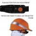 Baseball Cap Safety Helmet 8 Point Harness Push Button Easy Adjust
