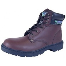 CTF21BR Traders Brown Leather 6" Waterproof Safety Boot