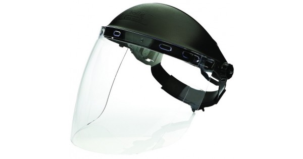 Clear Chemical Resistant Face-Fit Faceshield 