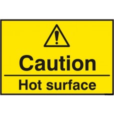 Caution Hot Surface (SAV) 75 x 50mm Safety Sign
