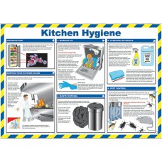 Kitchen Hygiene 59 x 42cm Laminated Safety Poster