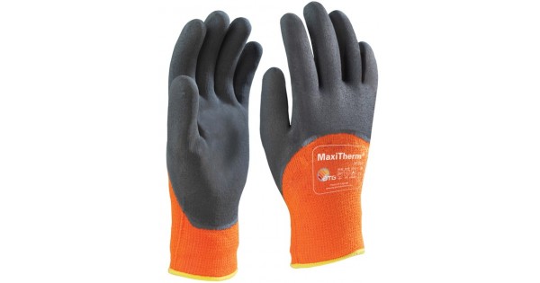 12 x Pairs ATG MaxiTherm 30-202 Latex Foam Thermal Cold Protect Work Wear Gloves 