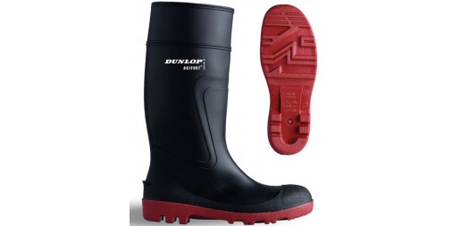 Black Red Nitrile Rubber Waterproof Boots Dunlop Acifort Warwick  PVC