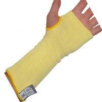 DuPont™Kevlar® Double Knit 10" Cut and Heat Resistant Safety Sleeve With Thumb Slot