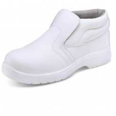 Food Industry White Micro Fibre Slip on Safety Boot S2