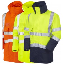 Hi Vis Waterproof Anorak Class 3 Intreactive Jacket
