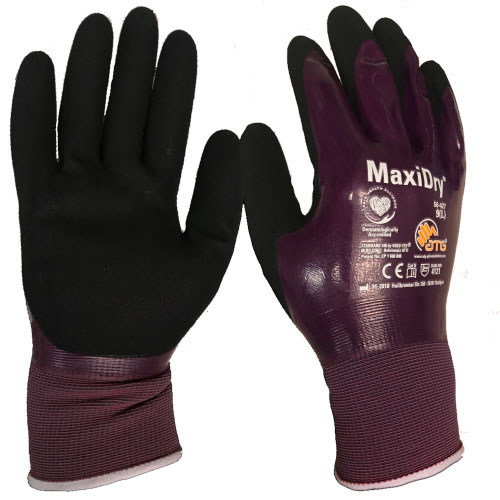MaxiDry 56 427 Work Gloves *NEW* 