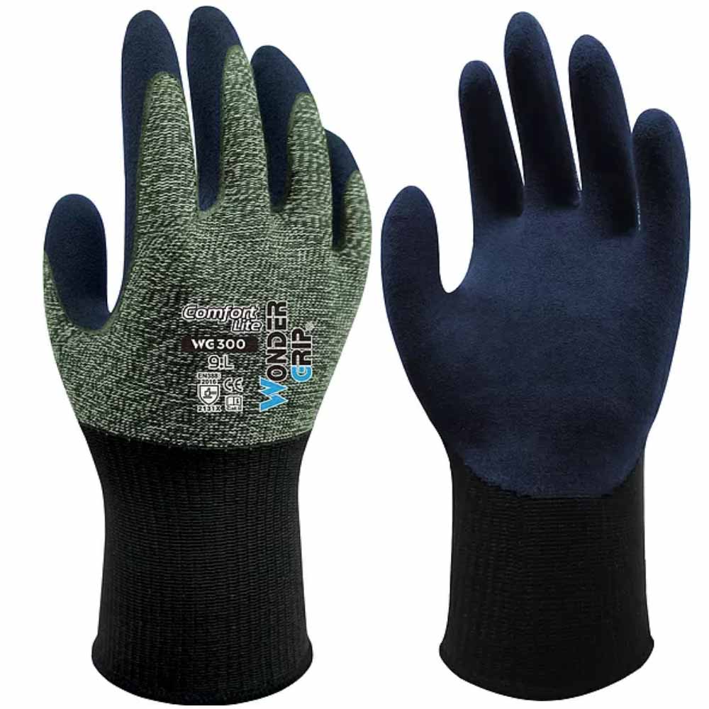 Wonder Grip® Comfort Lite Single Coated Latex Grip Gloves