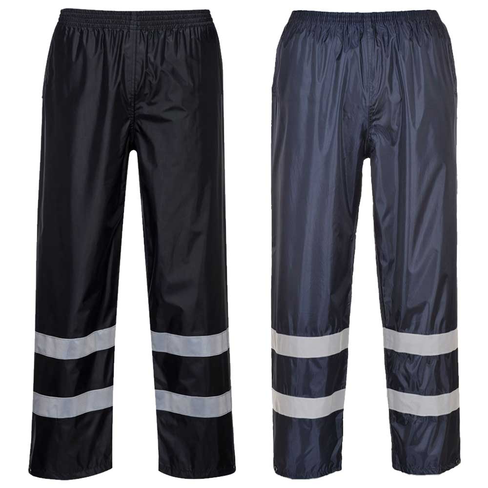 Iona Waterproof Overtrousers with Reflective Strips EN343 Class 3