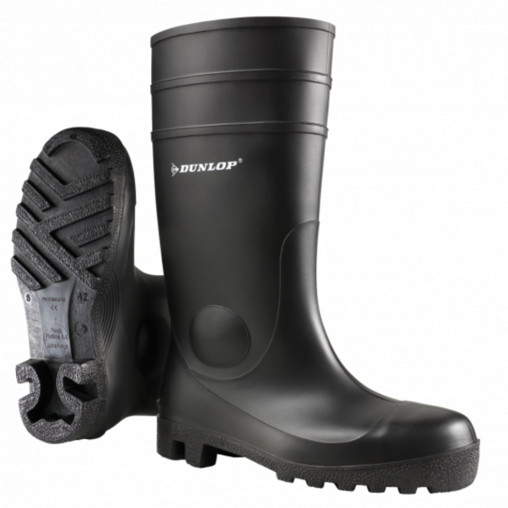 Dunlop Protomastor Full Safety Wellingtons Black Size 5