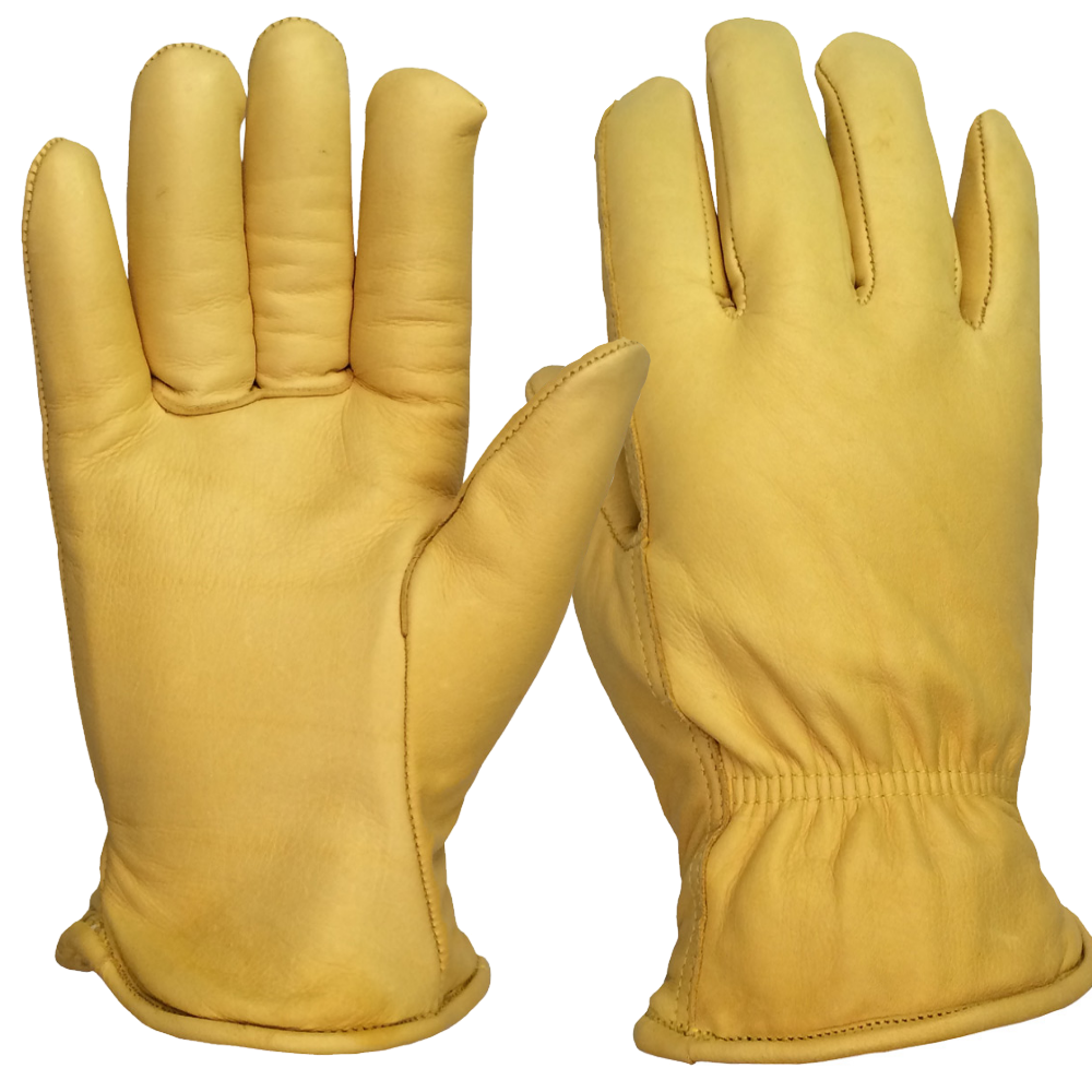LEATHER DRIVERS GLOVES FLEECE COTTON LINED SOFT HGV DRIVING SAFETY HIGH QUALITY. 