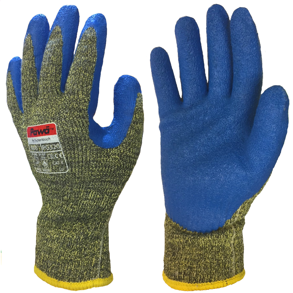 NEW CUT RESISTANT LEVEL 5 HPPE SHELL PU COATED WORK GLOVES SIZE 8 FREEPOST 