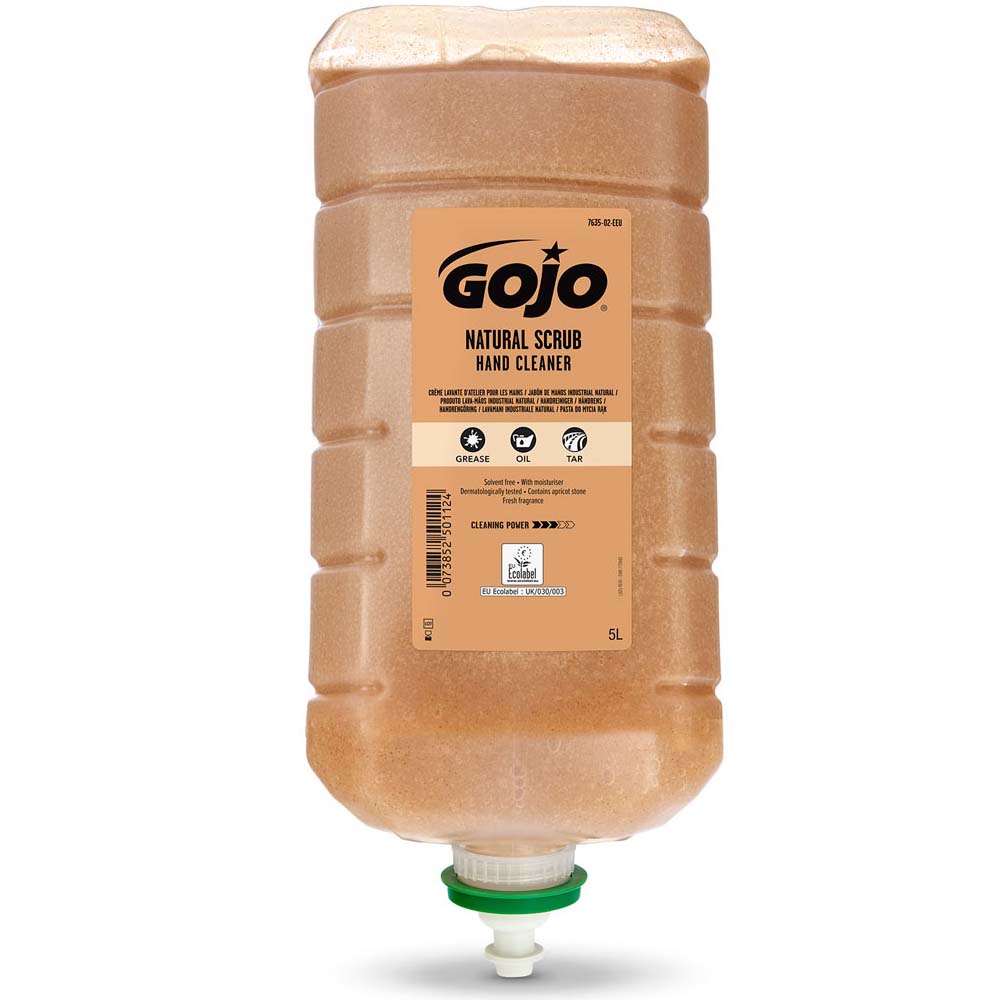 GOJO® Natural Scrub Hand Cleaner 5L for Grease Oil & Tar